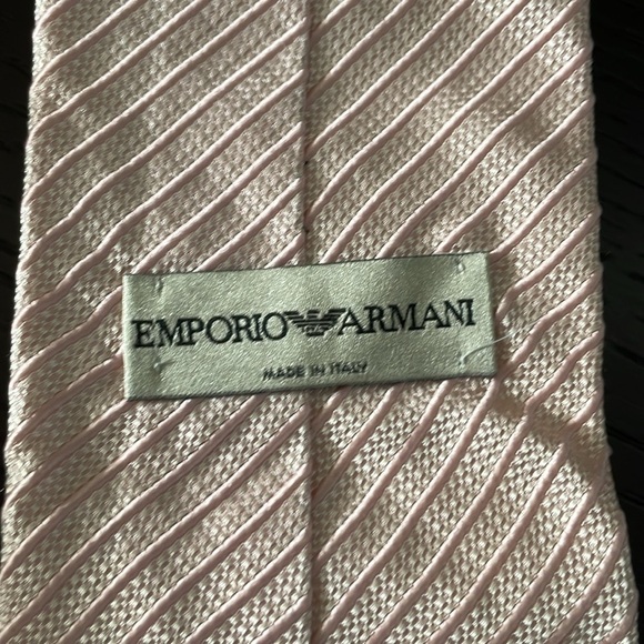 Authentic Emporio Armani Tie - Pink - Men’s - Picture 2 of 3